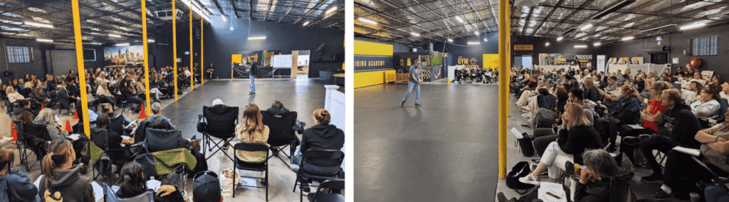 During a recent seminar hosted by @refineyourcaninedogtraining and @prodogtraining, Michael Ellis spoke to a full house on the Principles of Behavior Modification